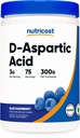 营养成本D-Aspartic酸(DAA) 粉末300G(蓝莓) - Flavered D-Aspartic酸粉补充剂