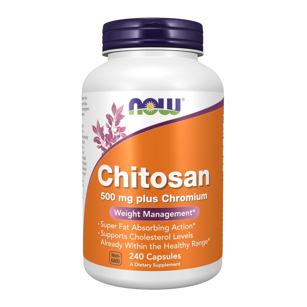 现时补充物,Chitosan 500毫克加铬,重量管理*,240维卡普尔