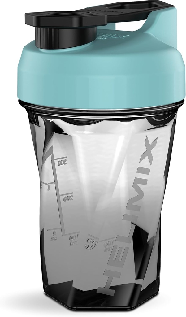HELIMIX 1.5 Vortex Blender 摇摆瓶握住20oz |无摇摆球或Whisk |美国制造 |便携式预工作 Whei 蛋白质饮料摇摆杯 |混合鸡尾酒摇摆 |顶安全