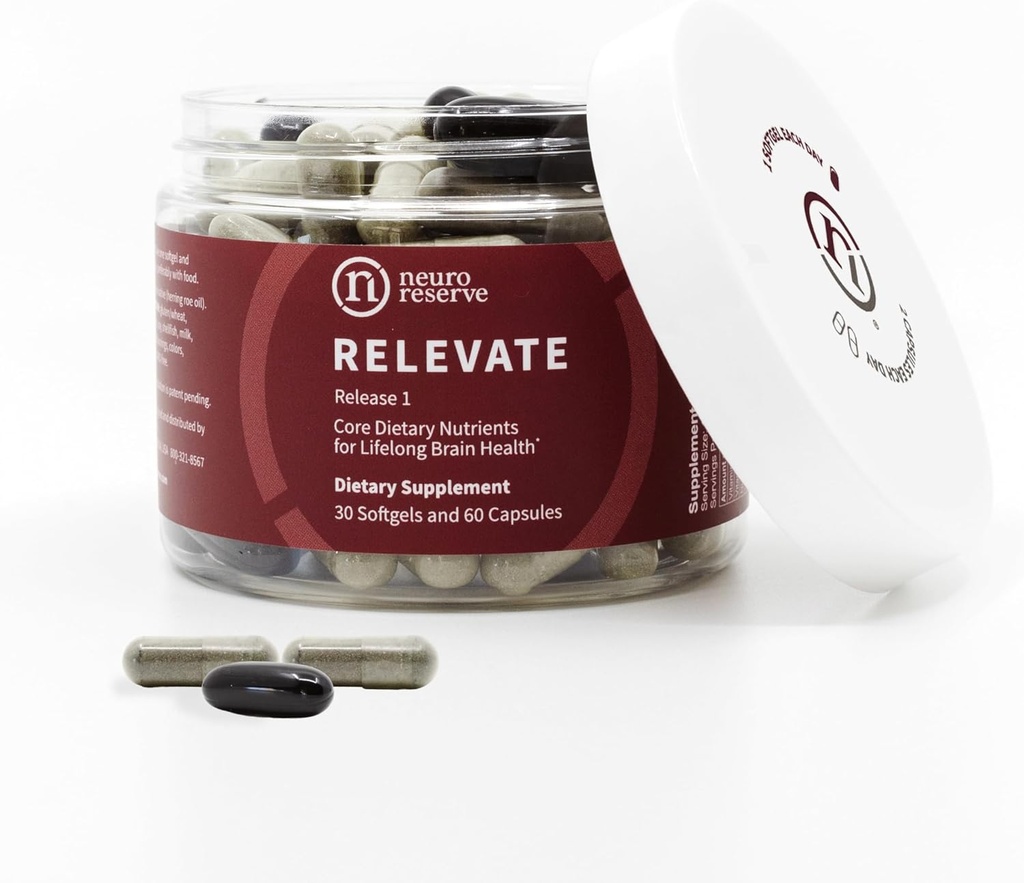 相关LELEVATE 脑健康补编;记忆、焦点、能源、睡眠、眼睛和健康老龄化;医生制定;Quercetin、Lutein、Glycinate镁、Omega 3 DHA EPA、维生素B12、B3、D3