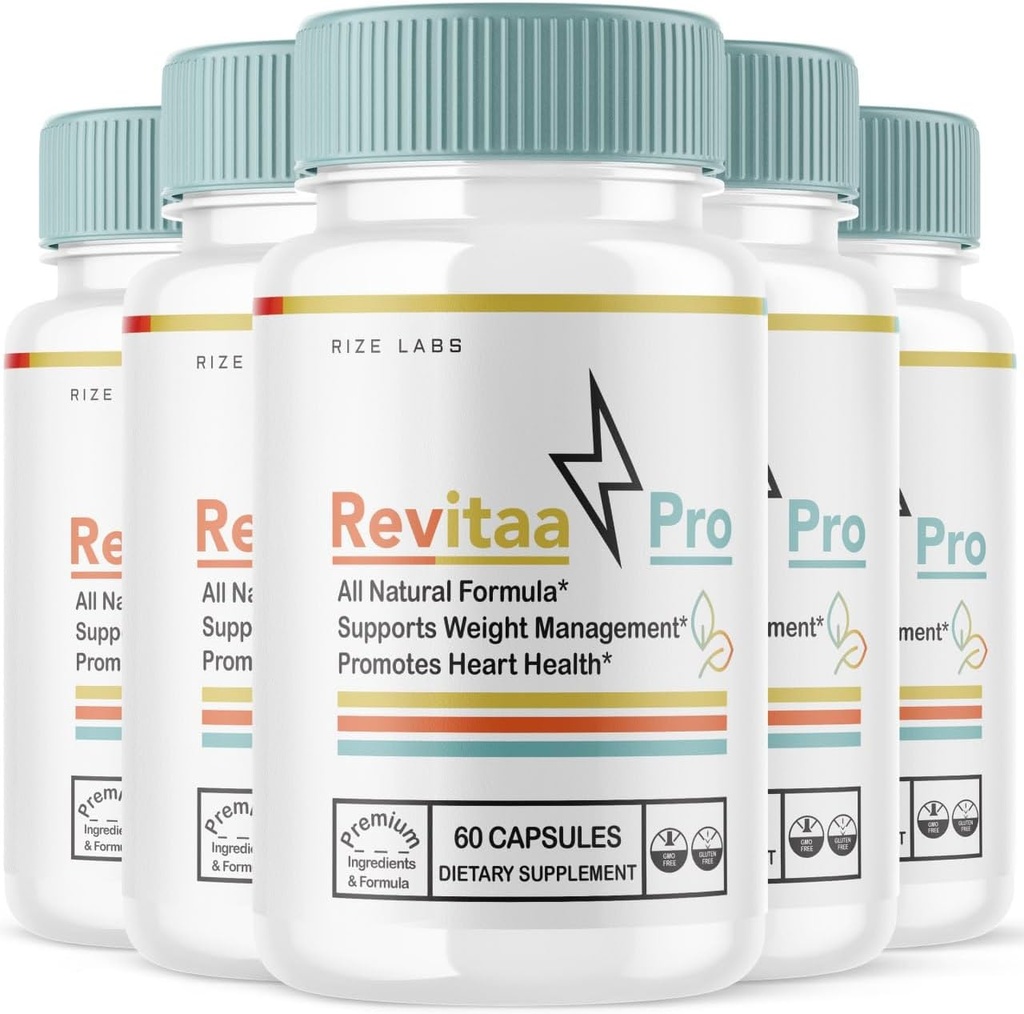 rize 实验室 Revitaa Pro Wight Loss Pills, 用于改进消化过程的补编,高级公式盖-包装 5(300 Capsules)