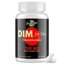 DIM for Men 750MG – 荷尔蒙平衡,对男性的雌激素支持,DIM 补充,解毒,生命力和适身性能 – Chrysin & Black Pepper 提取, 60 Capsules (1瓶)