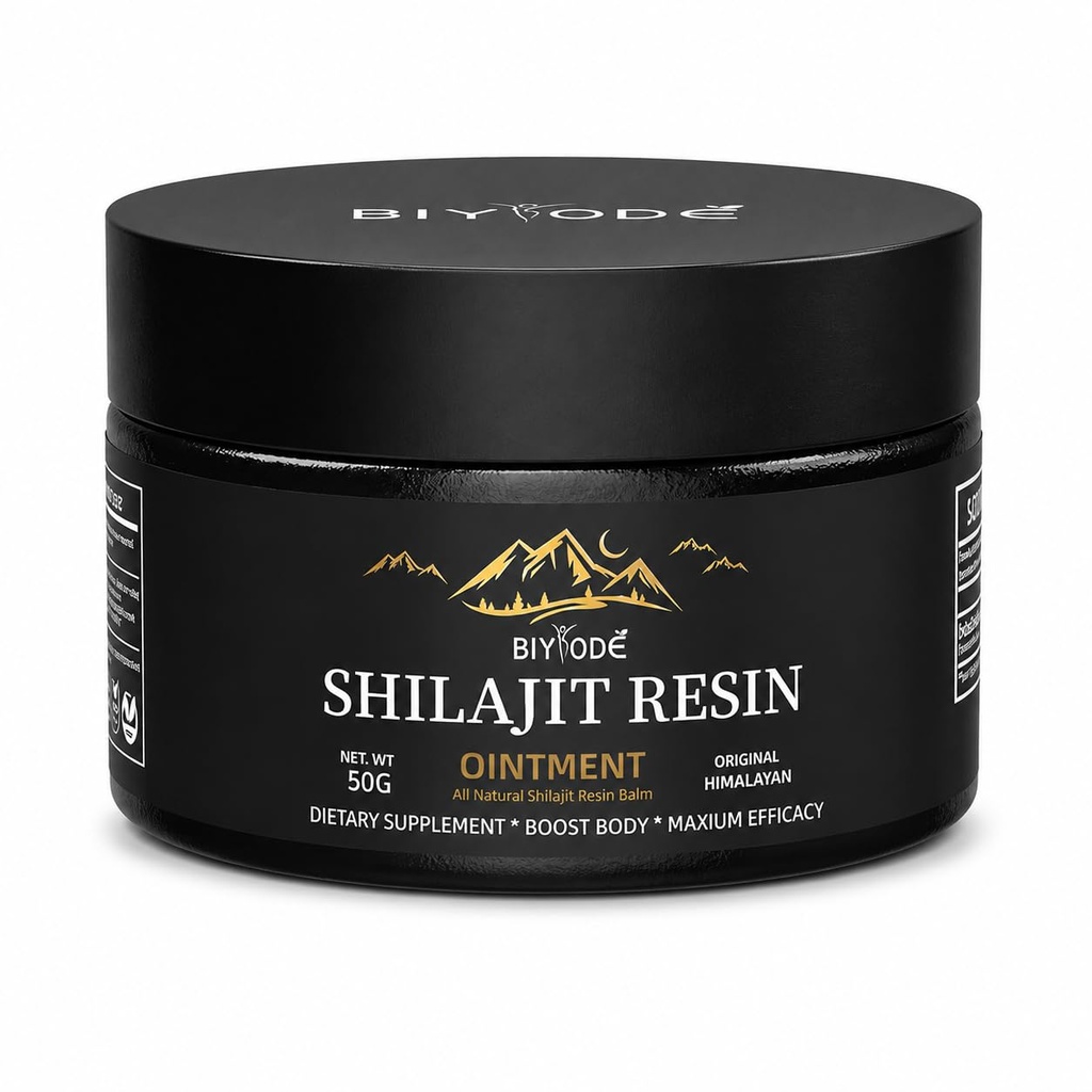 喜马拉雅纯Shilajit Resin 600mg 100 使用富尔维酸和85+ Trace Minerals Vegan 非GMO 男女古老Ayurvedic 能源补充剂
