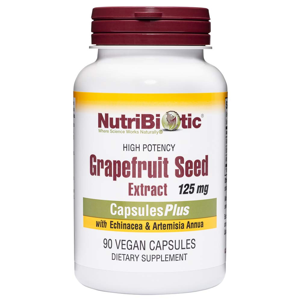 营养生物葡萄果种子提取物CapsulesPlus,125毫克的GSE,90个计数