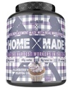 Axe & Sledge 补充家庭制造的全食用餐替代粉,配有消化酶、蛋白质、碳水化合物和脂肪,25种服务,蓝莓麻黄