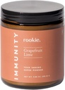 由Rookie Wellness制作的免疫性疾病预防药粉,包括维生素D、老年莓、姜汁、自然健康补救维生素补充剂、葡萄果和Lime Flavor(30名服务生)