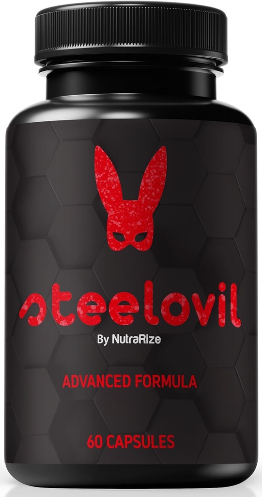 Steilovil Capsules for Men, 官方 Steilovil Pills for United Steal Supports, 所有支持能源和整体健康的自然男性补充, 钢铁斜面评论(60 Capsules)