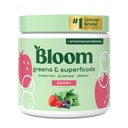 布鲁姆营养超食品 绿皮粉 消化酶与Probiotics 和 Prebiotics, Gut Health, Bloating Relief for Women, Chlorella, Green Juice Mix with Beet Root Powder, 30 SVG, Berry (英语).
