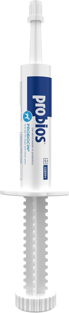 用于狗和猫的Probios Probios 口服Pet Gel,用于消化和免疫支持的Probios 补充剂,15克Tube