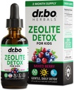 Zeolite Detox for Kids Liquid Drops - 纯维生素B12 & D的高级Clinoptilote - 儿童体格日报清扫焦点和演讲 Extra Clinoptilote Zeolite Drops Detox cleanse 补充 2oz