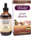 Amber NaturalZ Life Cell支持对狗,猫,鸟,兔和几内亚猪的草药补充 – 支持正常活体功能和莱姆法克健康 – 抗毒天然援助