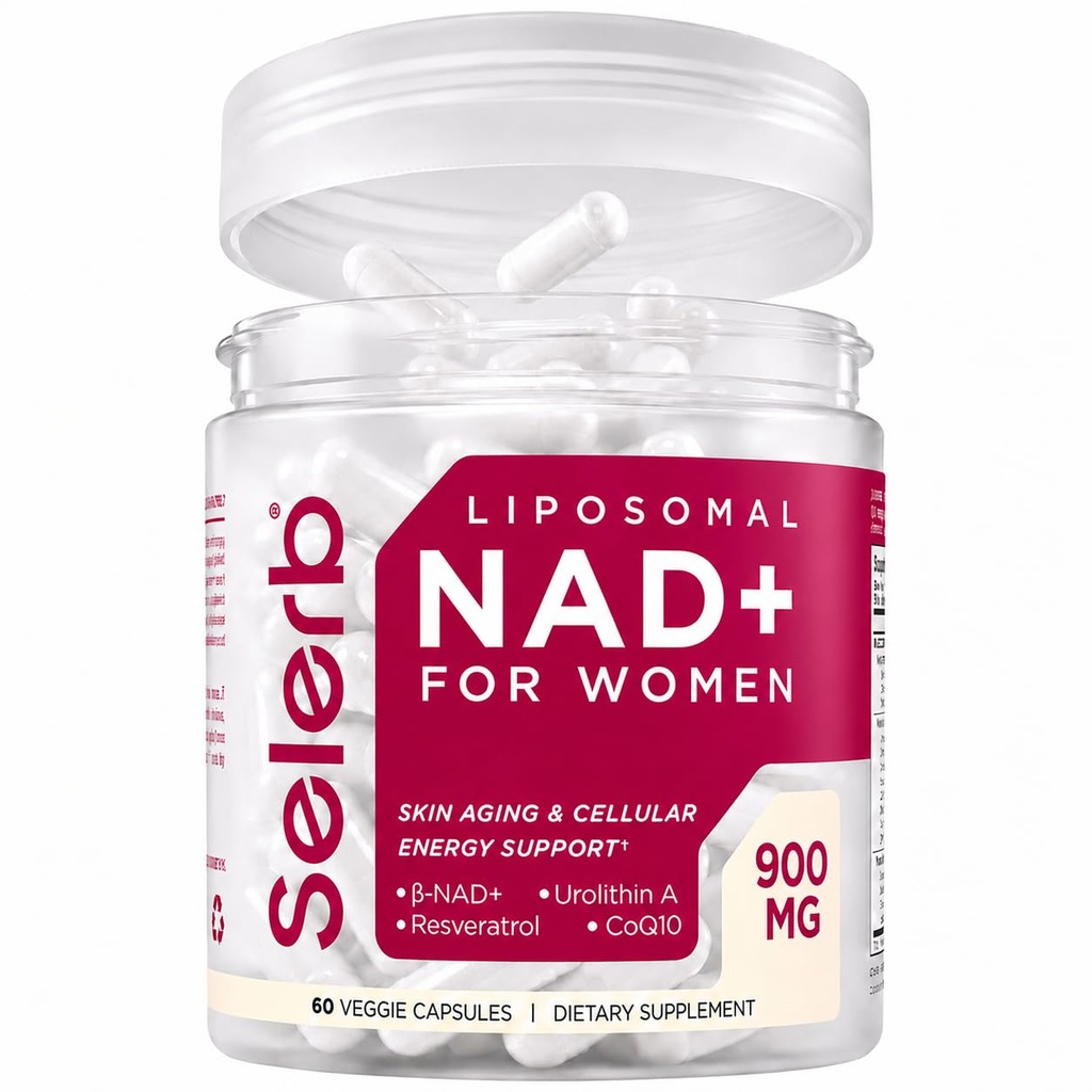 NAD+ 数字化 妇女补助金 -- -- NMN 与β-NAD+、Trans-Resveratrol、CoQ10、D-Ribose-促进细胞更新、能源、以及Radiant皮肤健康-60个高级卡普尔的替代品