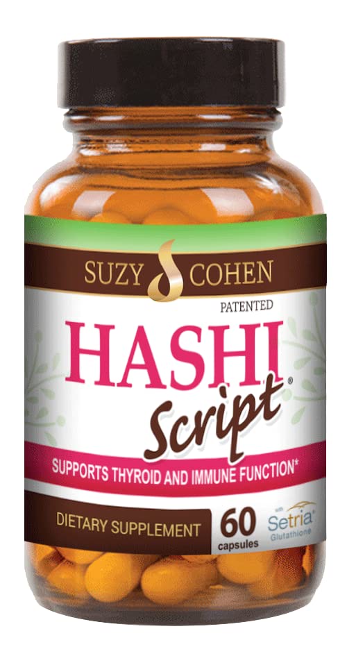 Script Presidents HashiScript Thyroid and Immune Support Formulament with Catalase and Glutathione - 由苏西·科恩(英语:Suzy Cohen)主演 苏西·科恩(英语: