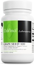 DAVINCI Labs Grape种子-100 - 支持免疫系统、血管功能和健康皮肤的饮食补充* - 每服100毫克葡萄种子提取剂 - Gluten-Free - 90 蔬菜笼盖
