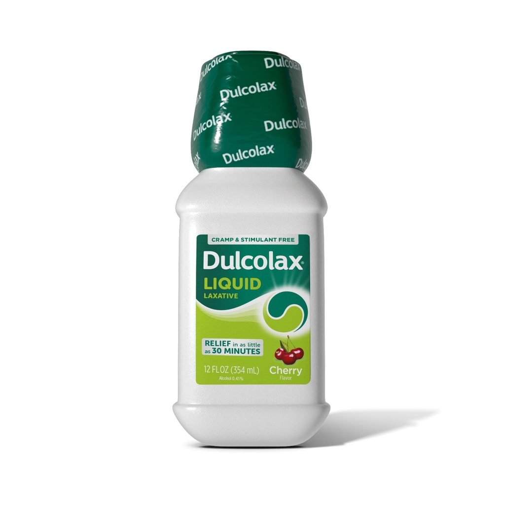 Dulcolax盐碱液,快速和温和的便秘救济,天然泻剂,Softens 凳子,樱桃火焰,氢氧化镁1200mg,12f.oz.