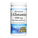 天然因子 微化L-Glutanine 5,000毫克粉末 - 易吸收胶质健康支持补充剂 - 粉末氨酸补充剂 支持肌肉恢复 - 16 oz(90种服务)
