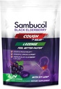Sambucol Black Elderberry Cough Relief Lozenges - 成人的咳嗽滴,Sambucus Merderberry Lozenges, 配有Ivy Leaf, Cough & Mucus Relief, Immune支助,Berry Eucalyptus - 24 Counter, 3 Pack