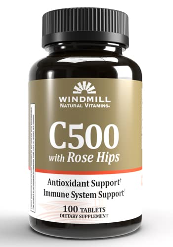 带玫瑰HIPS Tabs 100's Windmill (Pack of 1)的风车C-500
