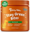 Zesty Paws Stay Green Bites for Dogs - Grass 烧制 软菜用于草坪点 由Dog Urine 引起 与 Cranberry 为 Urinary Tract & Bladder - 鸡肉 - 90 计数