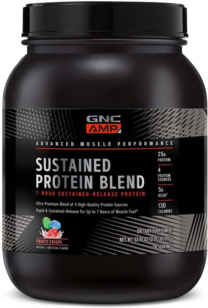 GNC AMP 持续蛋白质混合剂-果汁(28架)