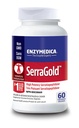 Enzymedica,SerraGold,高概率Serrapeptase 酶补充,支持呼吸,心脏和免疫功能,60个计数