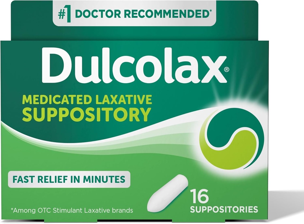 Dulcolax催眠剂药剂、可预见和有效便秘药剂、Bisacodyl 10毫克,16个计数