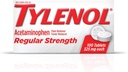 Tylenool 常规强性片,含325毫克乙酰氨基苯、头痛的减热剂和止痛剂、背痛剂、肌肉疼痛和脑部结扎剂,2 Pack