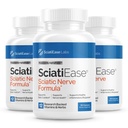 SciatiEase Sciatic Nerve 健康支持补充 - Nerve 支持公式 配有 AlphaPalm, Pea,维生素B 复合体, Alpha Lipoic Acid 300mg - 3瓶