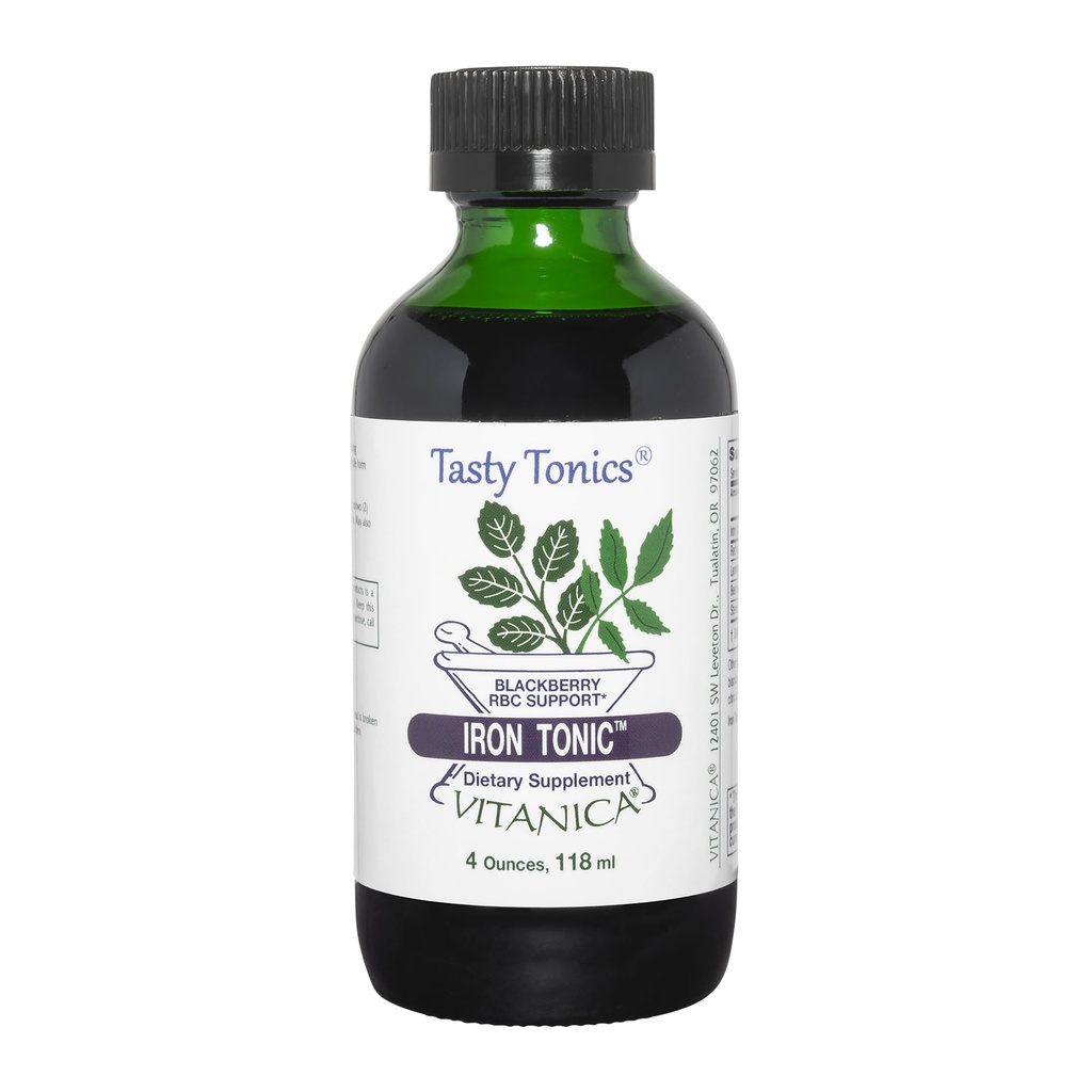 维塔尼卡铁通奇 液态铁辅料 红血细胞支持 Vegan 4 Ounce