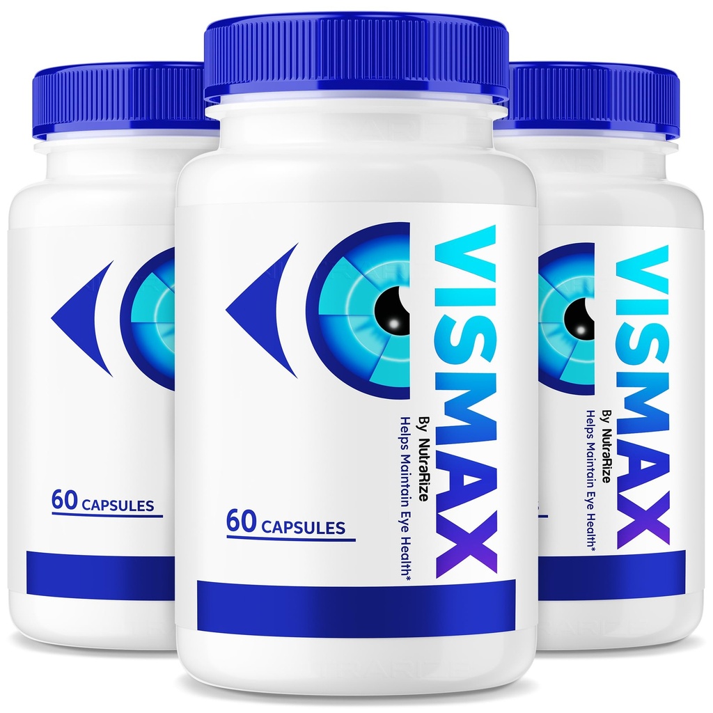 (3 Pack) Vismax药丸 - 恢复眼部健康的官方公式, Visimax 眼部维生素,所有改善和保护眼部的天然草药补充剂, Vis Max Vis Vision Supports Reviews (180 Capsules)