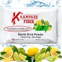 Krampade Fiber 补充电解质粉 - 9g Prebiotic Fiber + 2000mg 钾 补充 + 镁 → Cramp Relief → 水解包 → 消化性健康支持