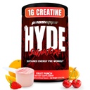 PROSUPS先生 Hyde Signation Pre Workout Powder with Creatine, Beta Alanine & Cafeine - 性能,能量和耐力 - 男女的清洁健身和健身补充品(Fruit Punch, 60名服务员)
