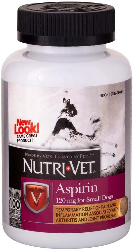 小狗的Nutri-Vet K9 狗的阿斯匹林100厘米