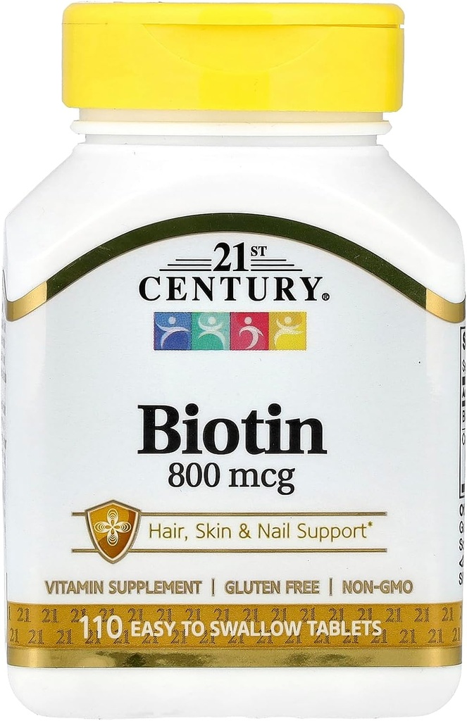 21世纪 Biotin 800 mcg - 110平板电脑