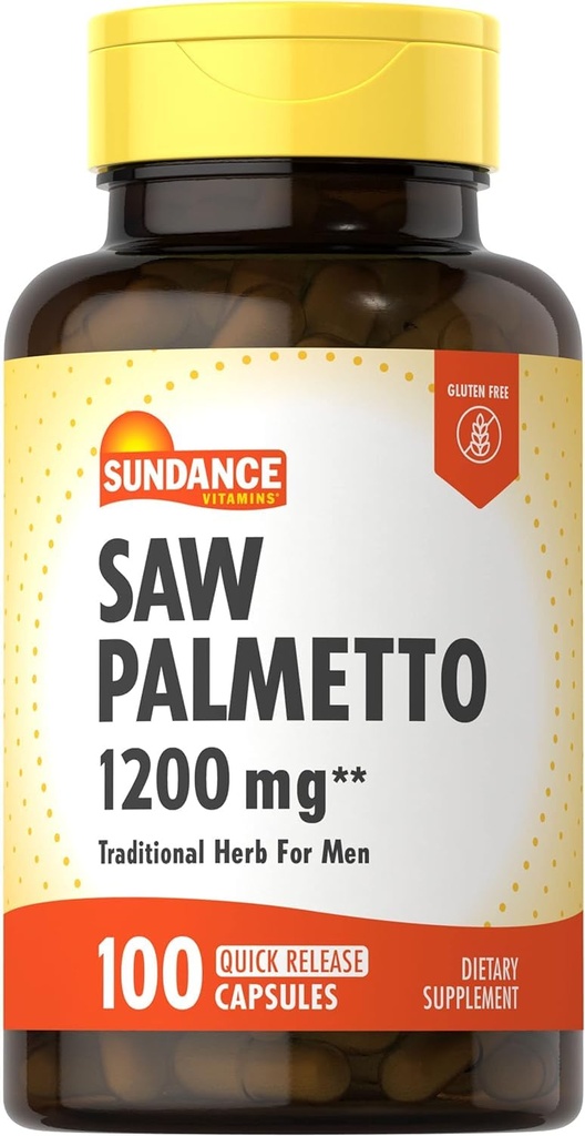 圣丹斯维生素 Saw Palmetto 1200毫克-100卡普尔,包装2