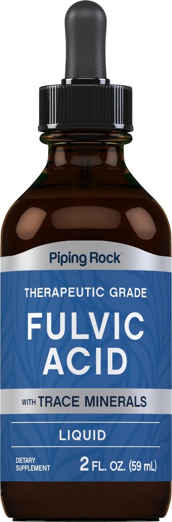 配有 Trace Minerals 的 Pipping Rock Liquid Fulvic Acid drops → 2 fl oz → 配有 Trace Minerals → Ionic 补充 → 蔬菜,非GMO 和 Gluten 免费