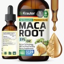 BIO KRAUTER 马卡根液滴 - 马卡根纹 - Vegan,糖和酒精自由提取 2 Fl.Oz.
