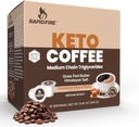 (原始内容存档于2018-07-21) (英语). Rapifire Caramel Macchiato Ketogency High Performance Keto Coffee Pods, Supports Energy & Metabolism, Weight Management, Single Service K Cup, Brown, 16 Counts) (英语).