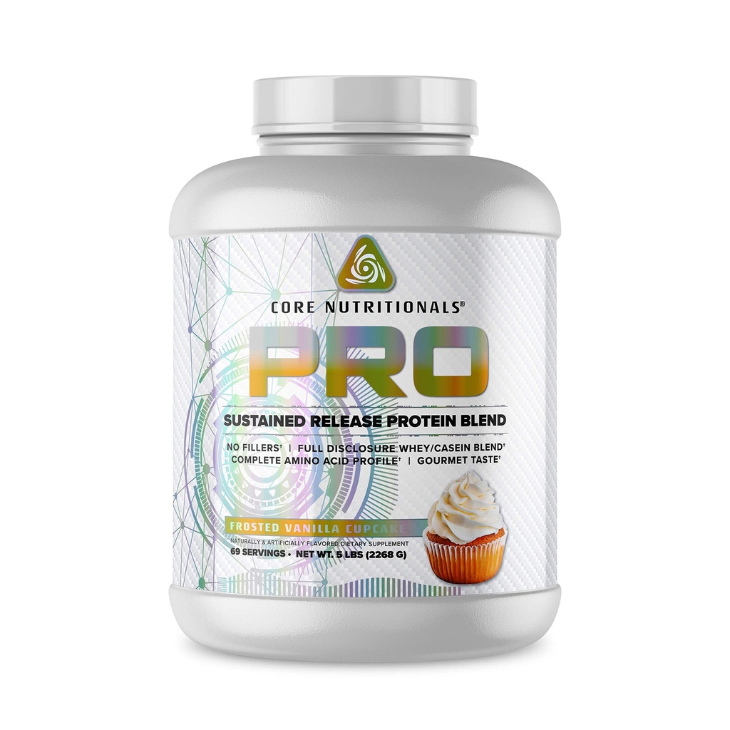 核心营养素 Pro持久释放蛋白蛋白 消化酶 蛋白 25G 蛋白 2G Carb 69 services (Frosted Vanilla Cupcake)