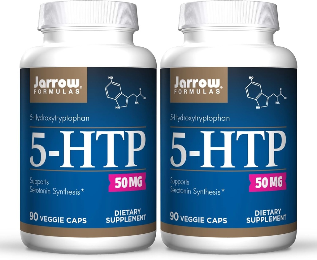 Jarrow 5-HTP 50毫克,90个盖(多包)