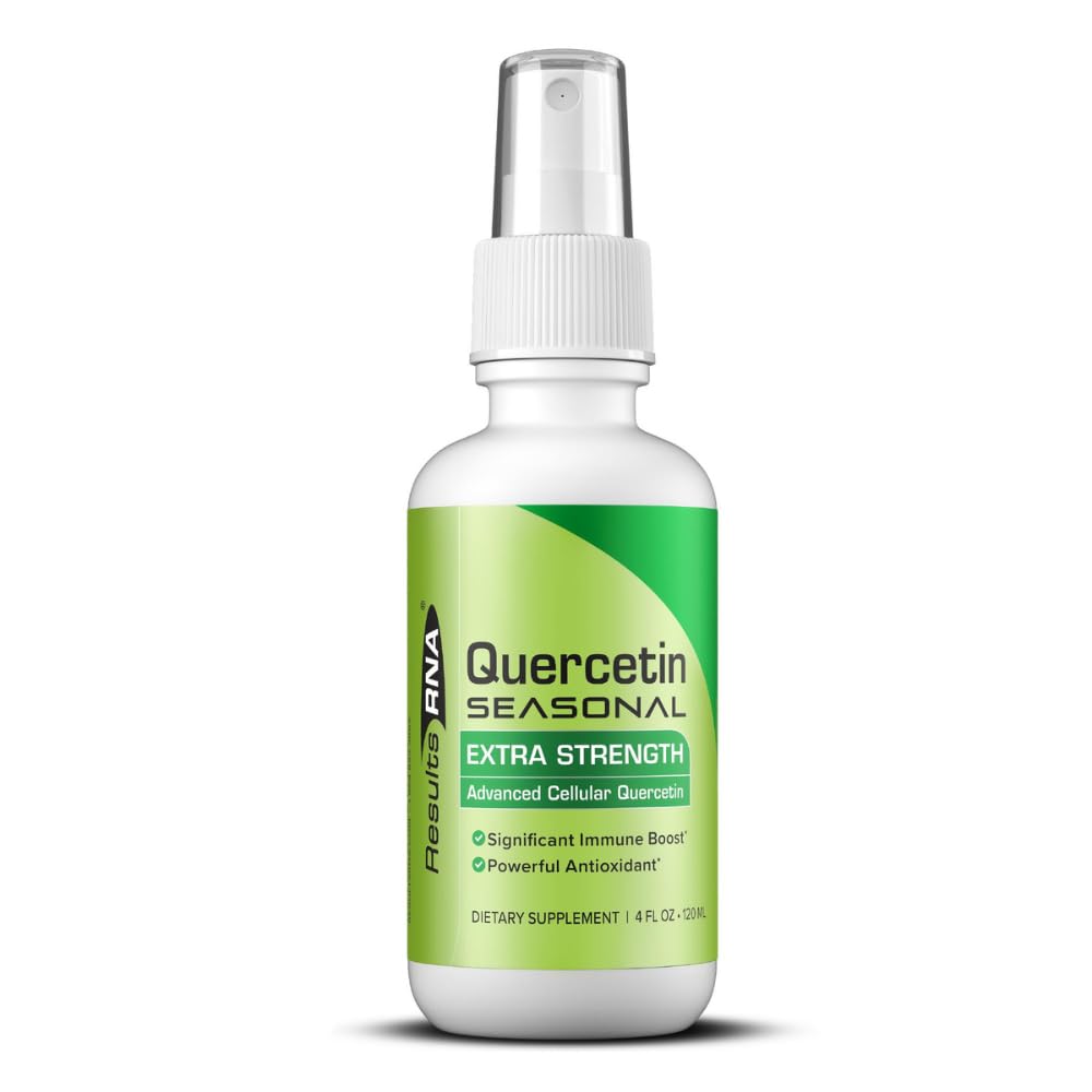 成果 RNA — Quercetin季节性在美味口腔喷洒中提供特殊免疫和呼吸支持 — 减少氧化性压力并享受季节性救济。 (4 oz - 60天)