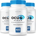 rize 实验室 - Ocurew Visual Support Supports, " 全自然顶罩 " , " 改善视觉健康和更好的聚焦能力,支持健康眼功能 " (180个顶罩)
