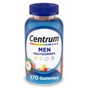 Centrum MultiGummy Multivitamin for Men, 含有硒,抗氧化剂和维生素D3的多维特敏/多维特敏补充剂,各种水果火焰 - 170个