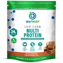 生物壳 低碳蛋白粉 - 健康隔离 Whey蛋白粉和 Casein Blend from Grass-Fed, Pasture-Rated Castle, Plus 消化酶 - 盐焦糖, 14 services
