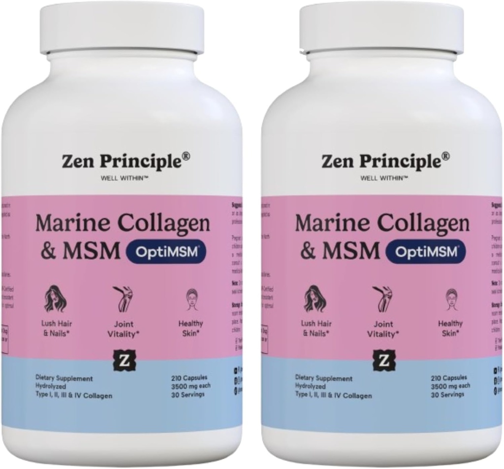 Zen Principle Marine Collagen Peptides Powder with OptiMSM® Supplement. (原始内容存档于2018-09-28). 維基物種中有關 Zen的數據 临床上接受皮肤支持测试。 野捕鱼(学名:Non-GMO),为420科捕鱼属的鱼类.