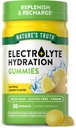 (原始内容存档于2017-09-26). Nature's Truth Electrolyte Gummys for Hydrition | 30 Counter | Vegan, Non-GMO & Gluten Free Supple | Lemon Flavor