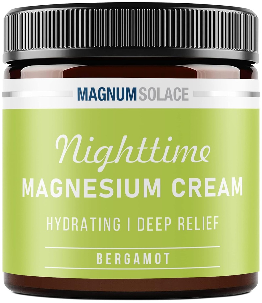 Mag酸镁 – 为腿部切片、睡眠和肌肉酸盐提供夜间救治的专题nes酸镁(Bergamot)