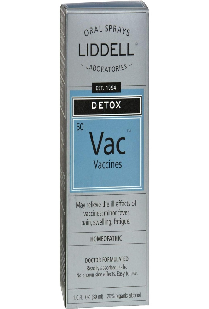 Liddell Homopathic疫苗解毒口服滴药 - 1 Oz