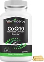 CoQ10, One Pack, 200mg, 60 Capsules Count. 推广手机能源,抗氧化剂,Coq10 补充剂,供男女使用.