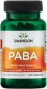 Swanson PABA - 强大的B 复合支持红血球形成 - 叶酸成分 辅助细胞供氧和皮肤健康支持 - (120卡普尔,每个500毫克)